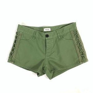 ZADIG & VOLTAIRE Suzan 2.5" Button-Fly Mini Shorts